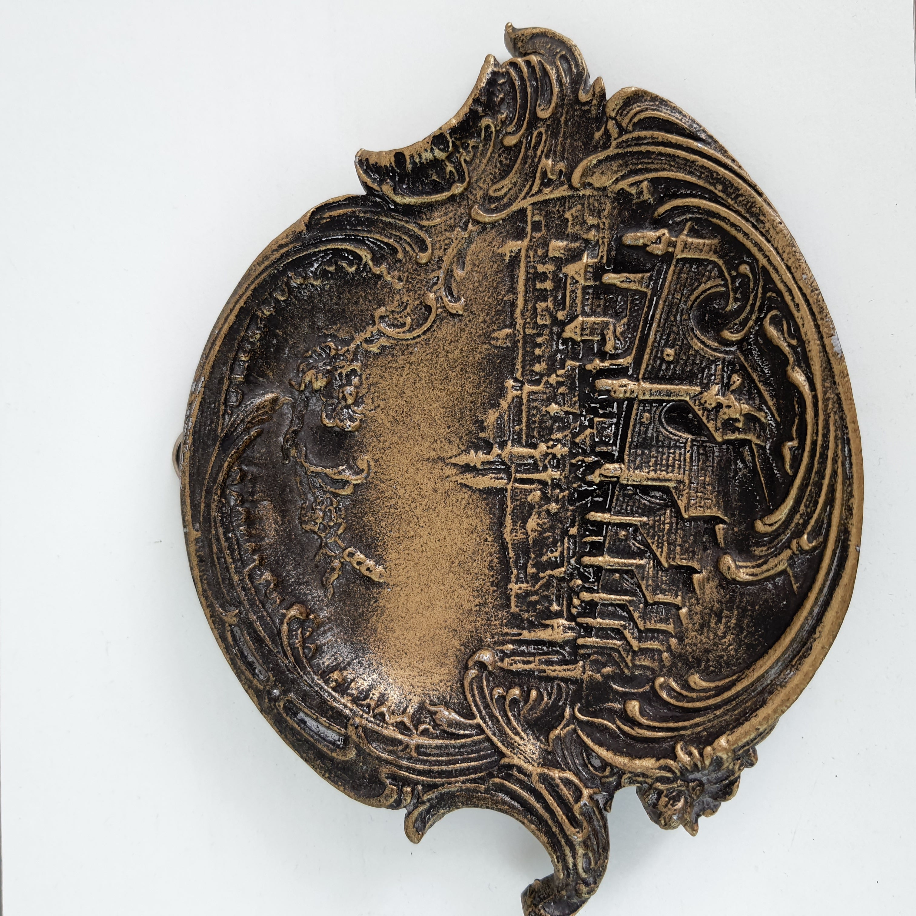 Vintage Copper Alloy Decoration Plate