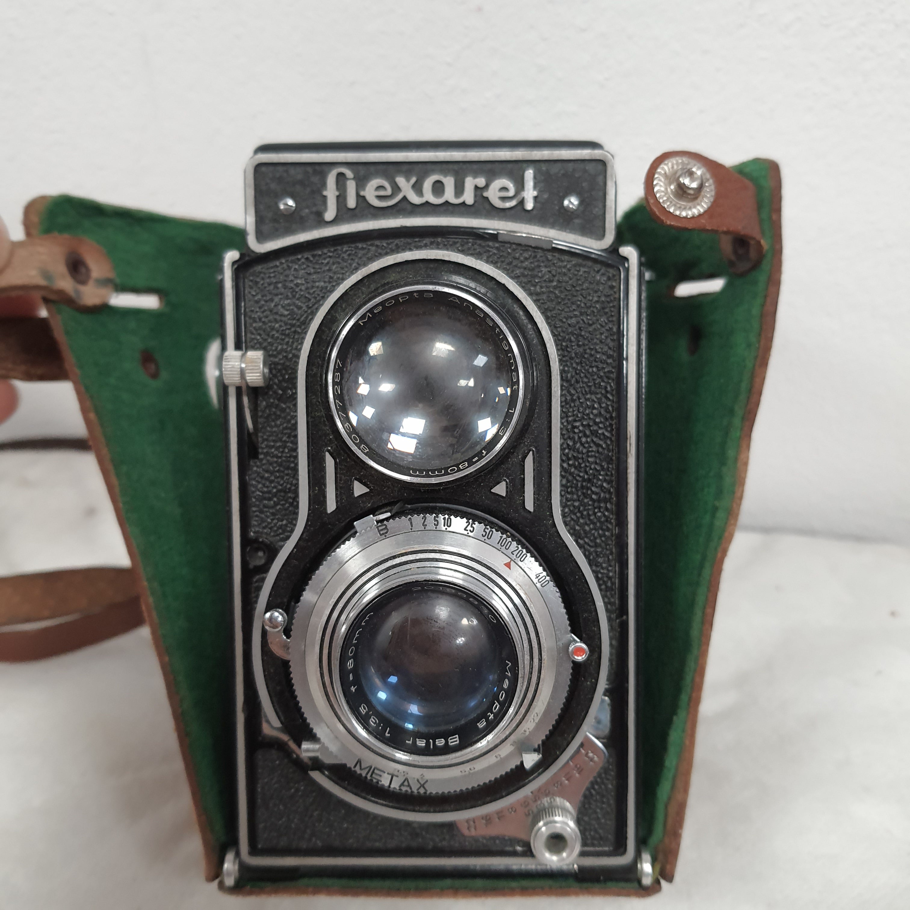Fotoaparát Flexaret IV s pouzdrem, Československo
