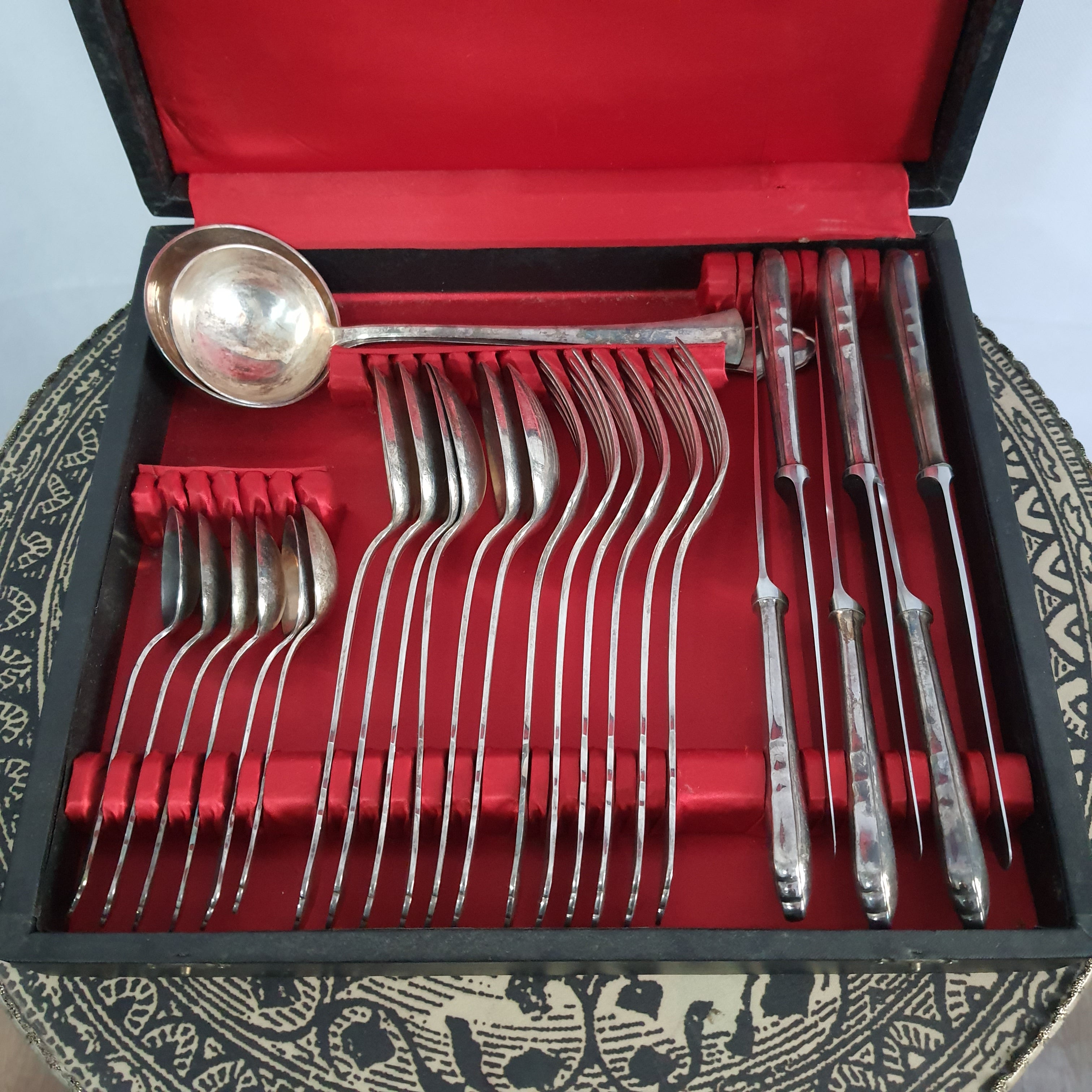 Antique Sandrik cutlery set in the original box