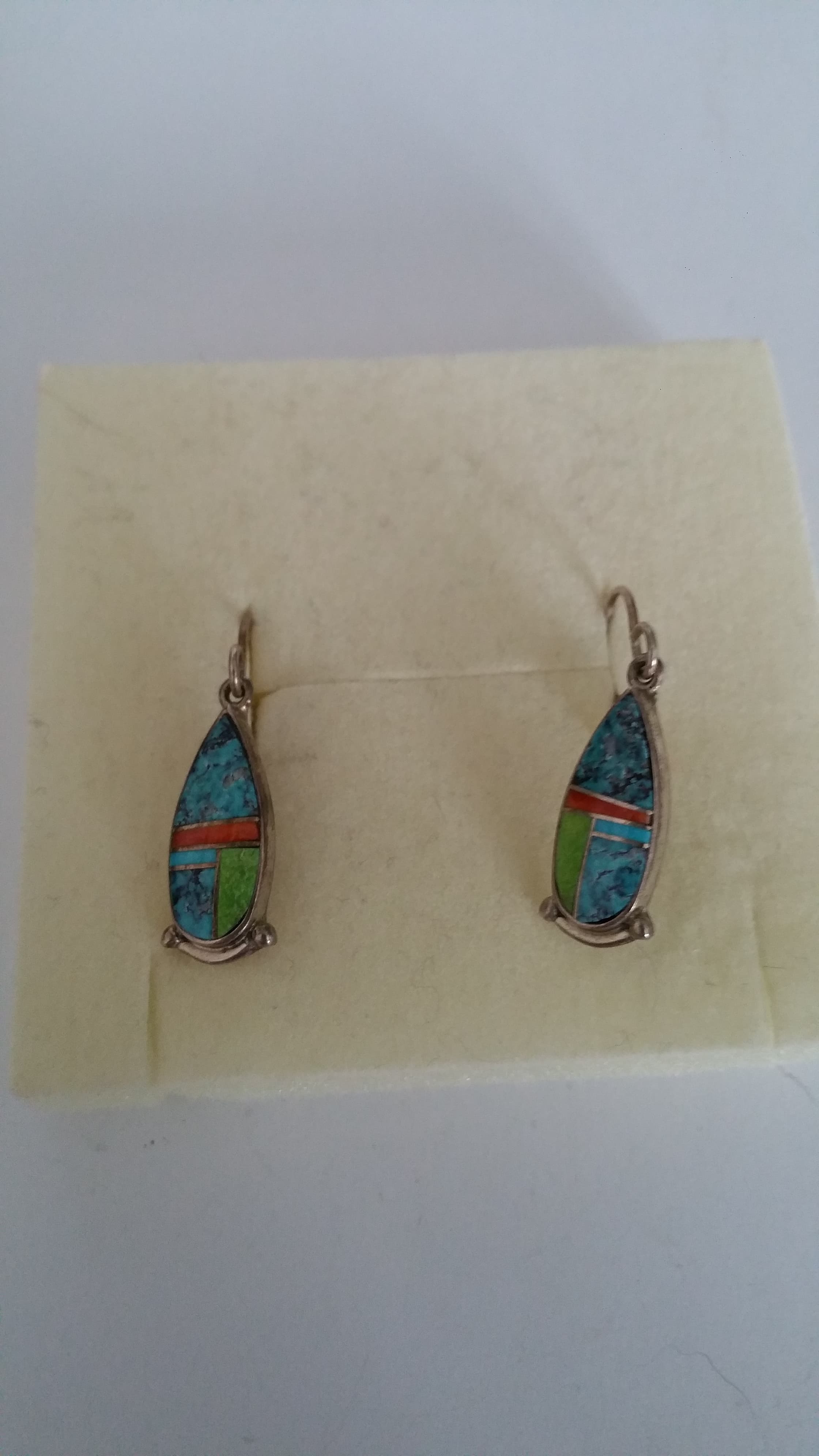 Cathy C Webster Handcrafted Sterling Silver Spiny Oyster Teardrop Earrings