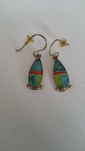 Cathy C Webster Handcrafted Sterling Silver Spiny Oyster Teardrop Earrings