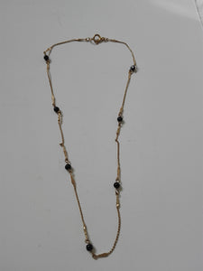 Silver Chain With Gold Plating Necklace