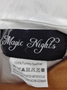 Magic Nights White Turkey Feather Weddings Shawl Winter Coats