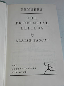 Pascal - Pensees The Provincial Letters