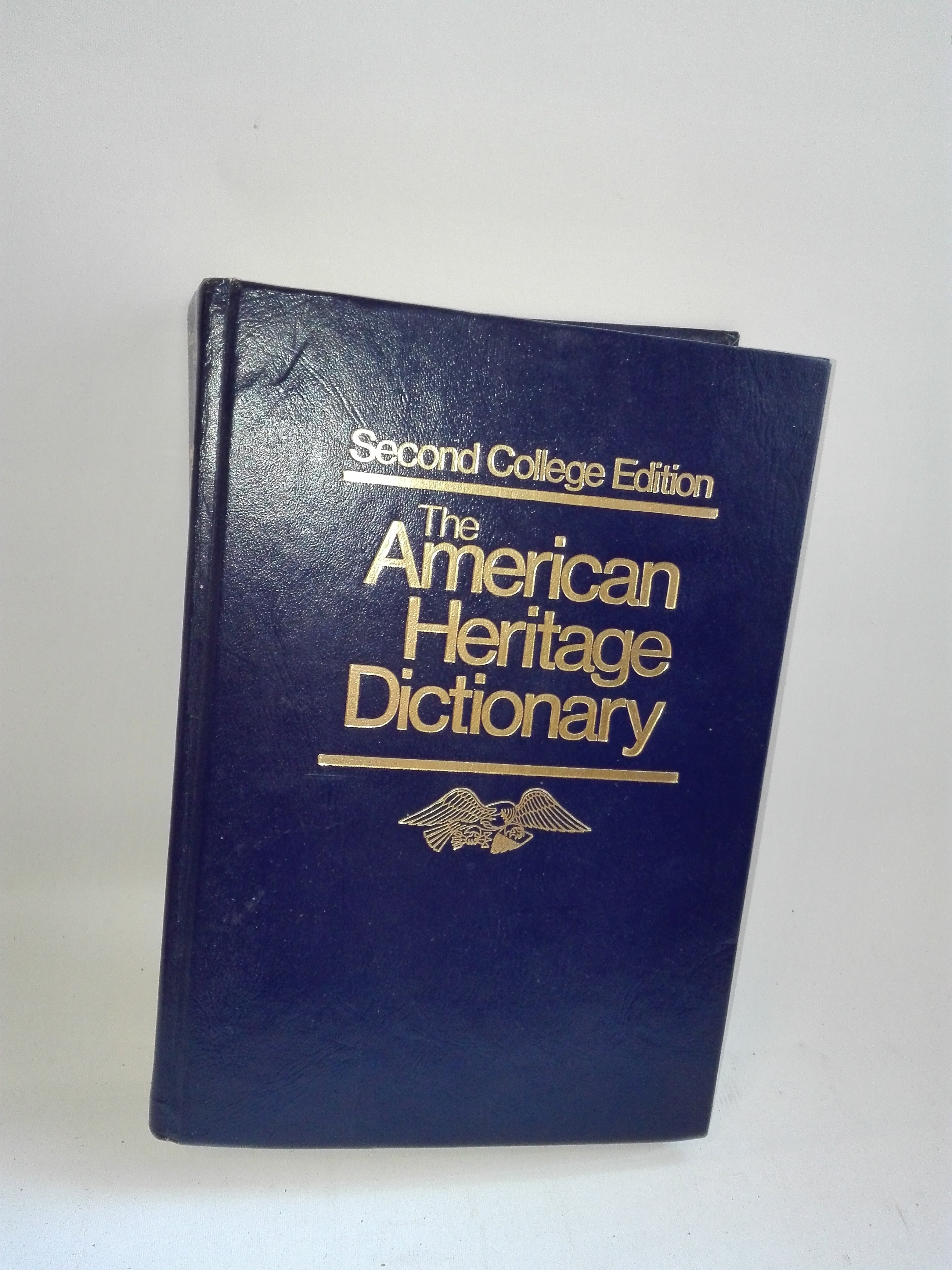 Second College Edition The American Heritage Dictionary Hardcover Book