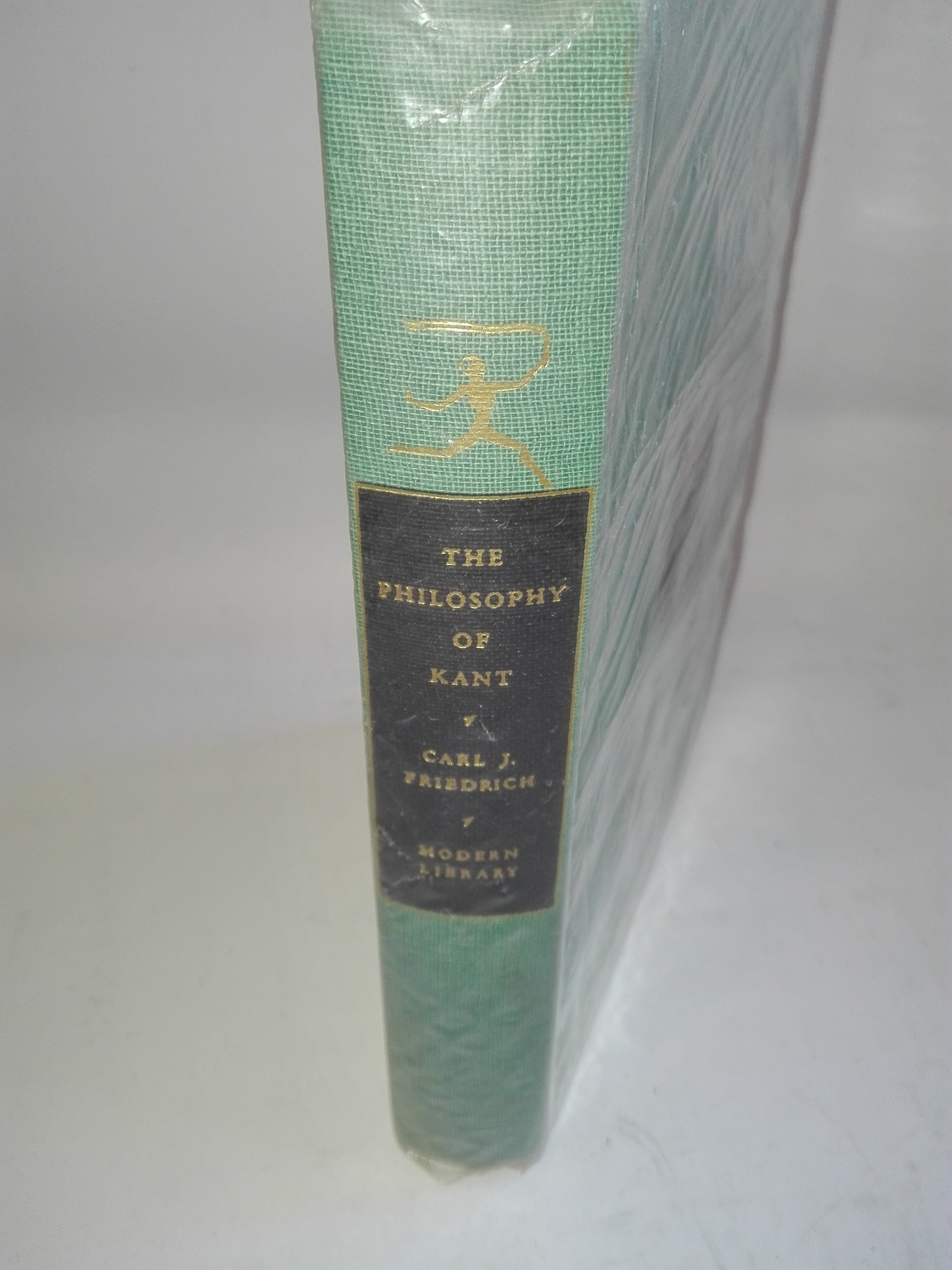 The Philosophy Of Kant Friedrich Modern Library